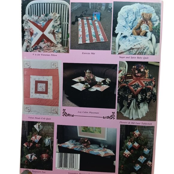 Serger Patchwork Projects By Kaye Wood Vintage Craft Sewing Book - Picture 2 of 2